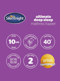 Silentnight White Deep Sleep Ultimate 1000 Extra Deep Mattress Topper