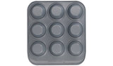 Masterclass 9 Cup Smart Ceramic Carbon Steel Muffin Tin