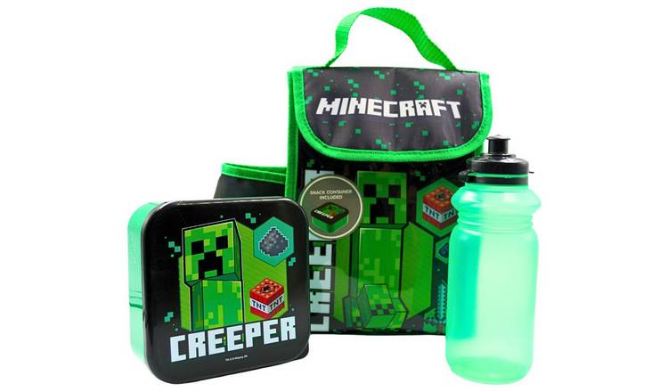 Minecraft lunch bag and bottle set 700ml, imported from the UK