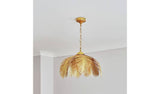 BHS Brooklyn Leafy Metal Pendant Ceiling Light in gold - British product