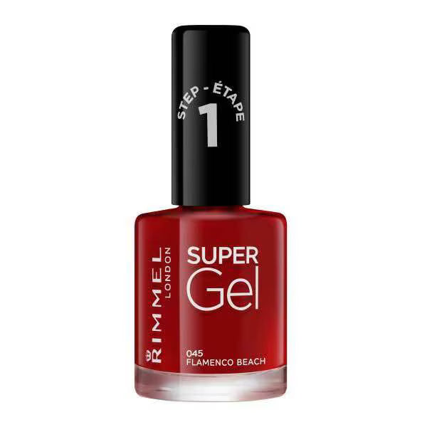 Rimmel Super Gel Nail Polish Flamenco Beach, imported from the UK