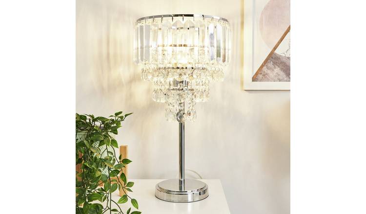BHS Monroe silver table lamp - British product