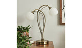BHS Acacia brass table lamp - British product