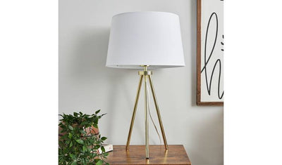 BHS Louisa Large Brass Table Lamp