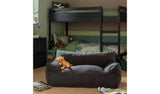 Kaikoo kids double chair bean bag charcoal, UK version