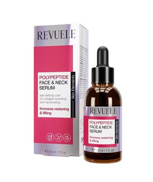 Revuele polypeptide face and neck serum, imported from the UK