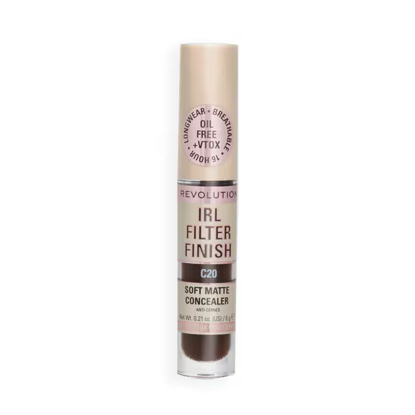 Revolution IRL Filter Finish concealer C20, imported from the UK