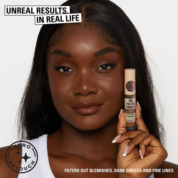 Revolution IRL Filter Finish concealer C20, imported from the UK