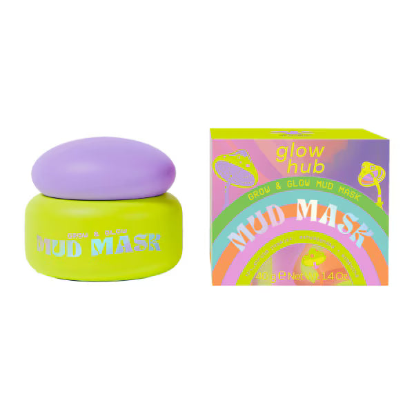 Glow Hub Grow &amp; Glow Mud Mask, UK version