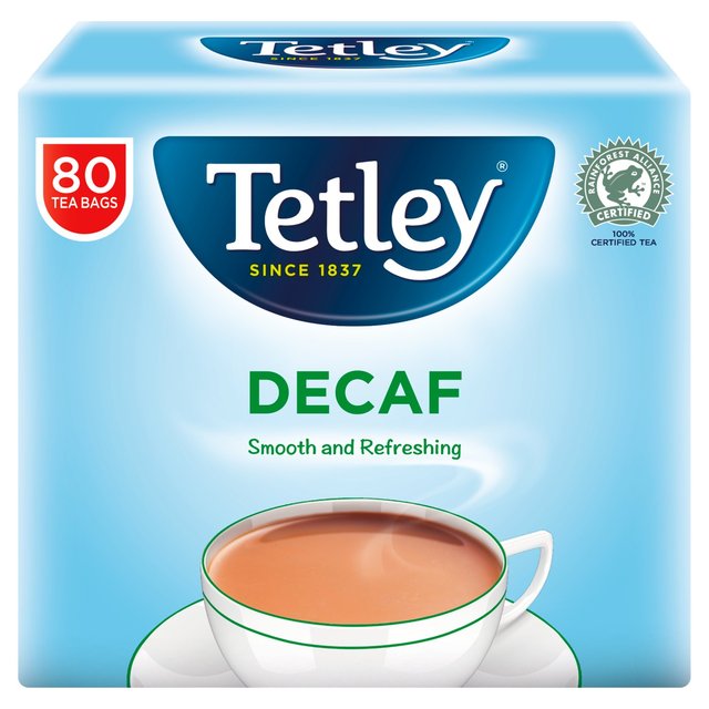 Tetley Decaffeinated Tea Bags   80 per pack GOODS M&S   