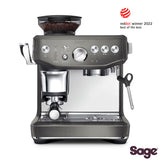 Sage Barista Express Impress coffee machine black stainless steel (British brand)