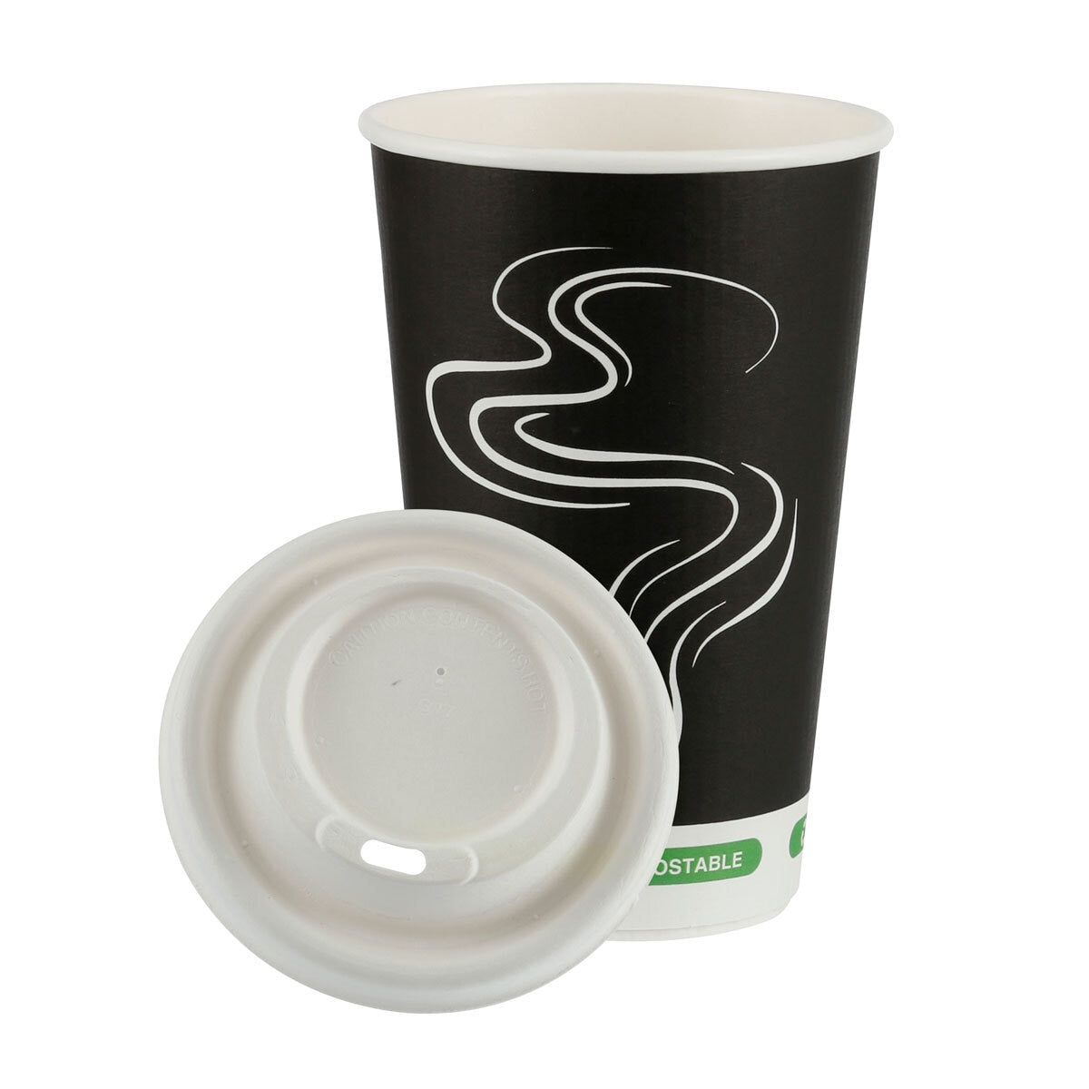 iECO triple wall hot cups 12oz 100 pack, UK version