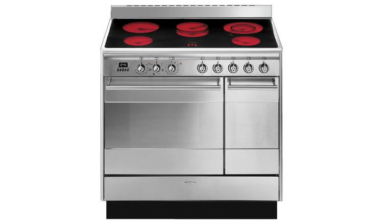Smeg Double Oven Electric Range Cooker 90cm (British brand)