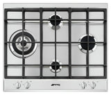 Smeg Cucina stainless steel 60cm gas hob (British brand)