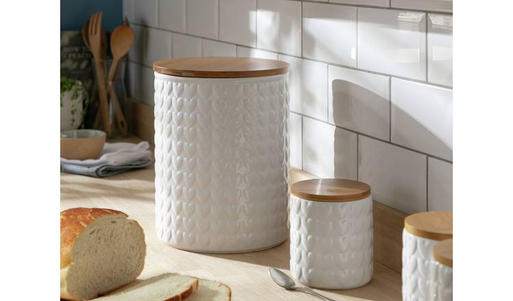Habitat ceramic bread bin 28x22x22cm, UK version