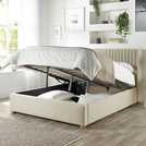 CL Soho Twill Double Ottoman Bedframe in Natural - British product