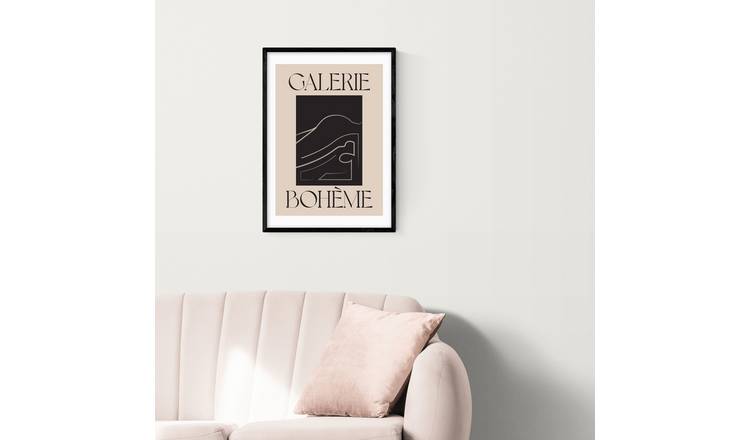 East End Prints La Vie Boheme A2 framed print - British product