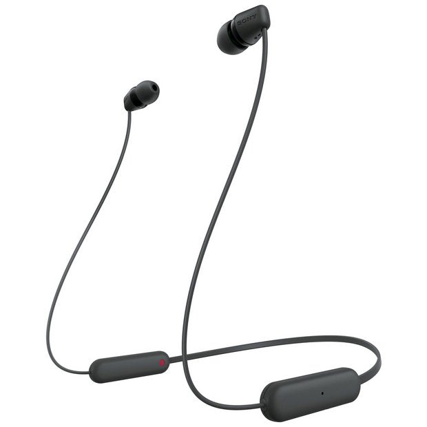 Sony WI C100 in-ear wireless headphones Black (British brand)