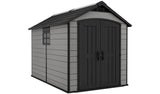 Keter Premier Apex outdoor garden storage shed 7.5 x 11.5ft, UK version