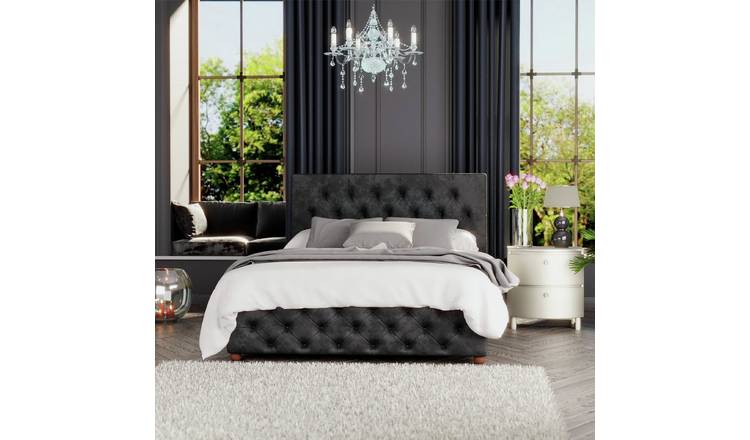 LLB ottoman bed black small double, UK version