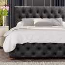LLB ottoman bed black small double, UK version