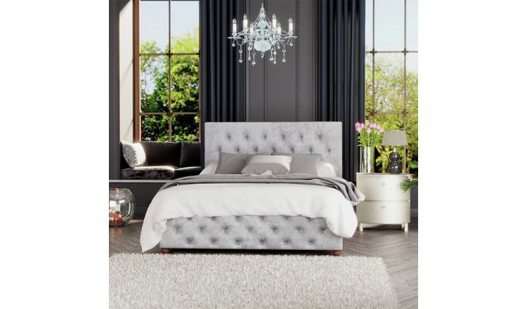 LLB Ottoman Bedframe Silver Small Double, UK version
