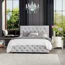 LLB Ottoman Bedframe Silver Small Double, UK version