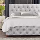 LLB Ottoman Bedframe Silver Small Double, UK version