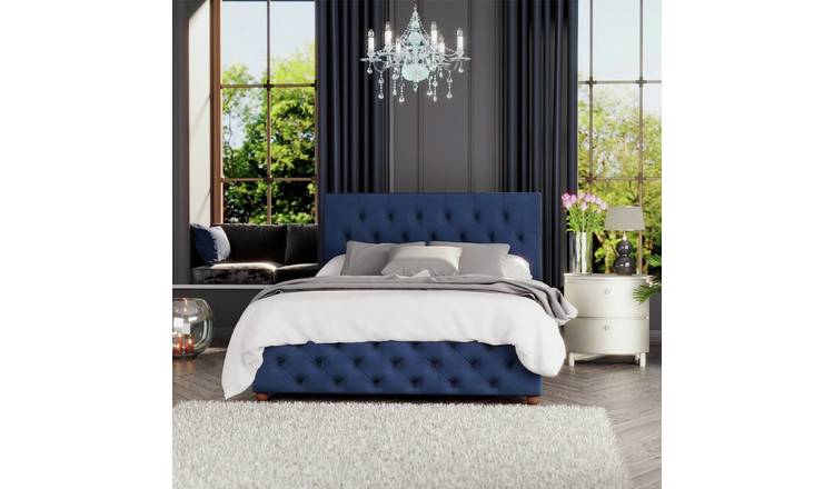 LLB ottoman bedframe navy kingsize, UK version