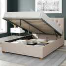 Aspire Superking Ottoman Bedframe in Natural - British product