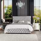 LLB Ottoman Bedframe in Silver Superking, UK version