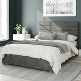 Aspire Kelly Ottoman bedframe Granite Superking - British product