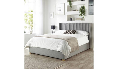 CL Soho Twill Double Ottoman Bedframe in Grey
