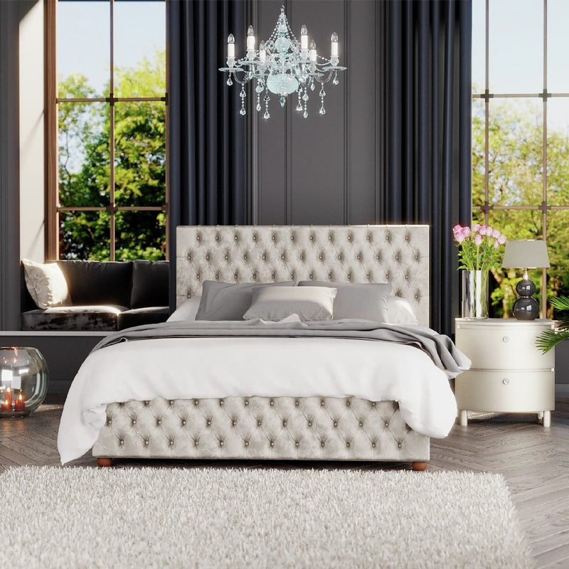 LLB Ottoman Bedframe in Pearl, Superking size, UK version