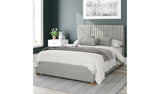 Aspire Grant Light Silver Kingsize Ottoman bedframe - British product