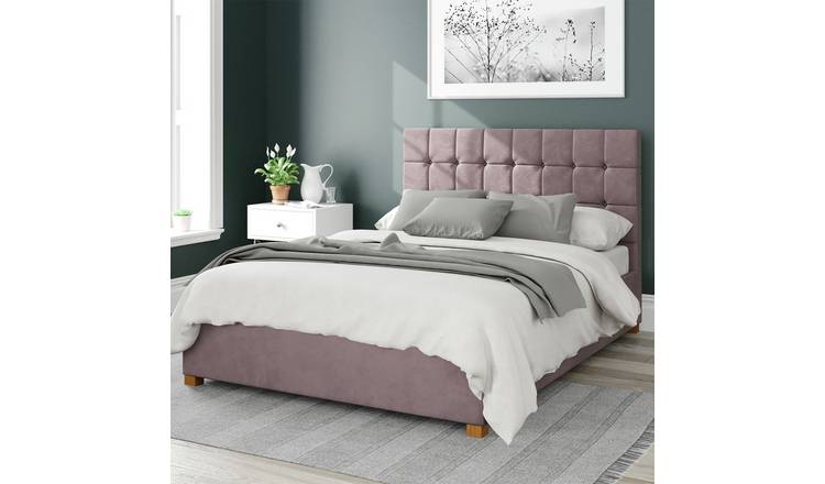 Aspire Ottoman Bedframe in Blush Super King size - British product