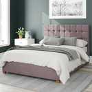 Aspire Ottoman Bedframe in Blush Super King size - British product