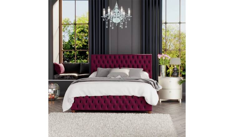 LLB Ottoman Bedframe in Berry Kingsize, UK version