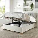 CL Boutique Ottoman Bedframe Light Silver Superking - British product
