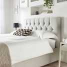 CL Boutique Ottoman Bedframe Light Silver Superking - British product