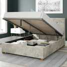 Aspire Ottoman Bedframe Pearl Kingsize - British product