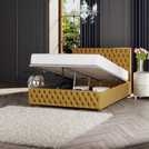 LLB Ottoman Bedframe Ochre Superking, UK version