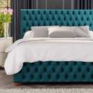 LLB Seren Ottoman Storage Bedframe Emerald Small Double, UK version