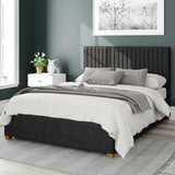 Aspire Double Ottoman Bedframe in Ebony - British product