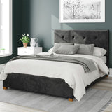 Aspire Double Ottoman Bedframe in Black - British product