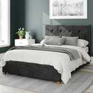 Aspire Double Ottoman Bedframe in Black - British product