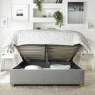 CL Soho kingsize ottoman bedframe in grey - British product