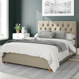 Aspire Olivier Ottoman Bedframe Natural Superking - British product