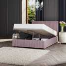 LLB Ottoman Bedframe Blush Double, UK version