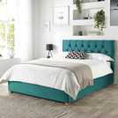 CL Boutique Emerald Double Ottoman Bedframe - British product
